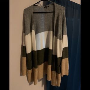 Women’s XL Esperanza Colorblock Open Cardigan